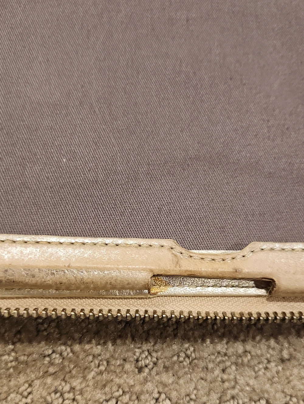 Coach Metallic Zip-Around Travel Organizer - Ipad